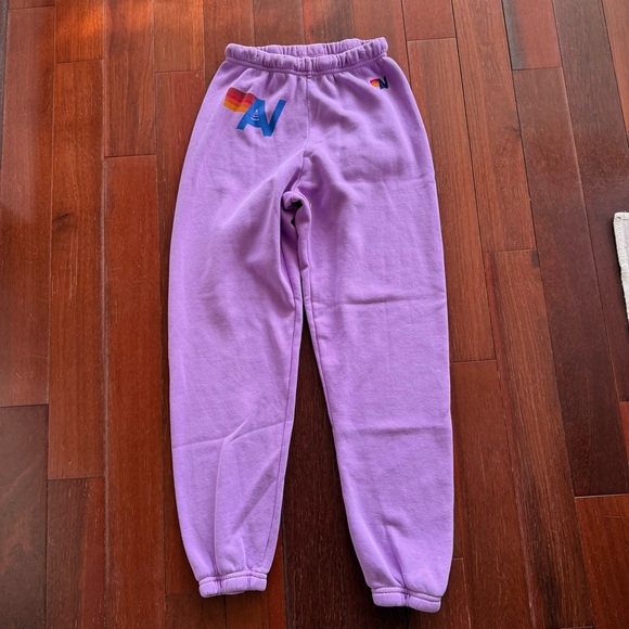 Aviator Nation Purple Sweatpants - Picture 1 of 3